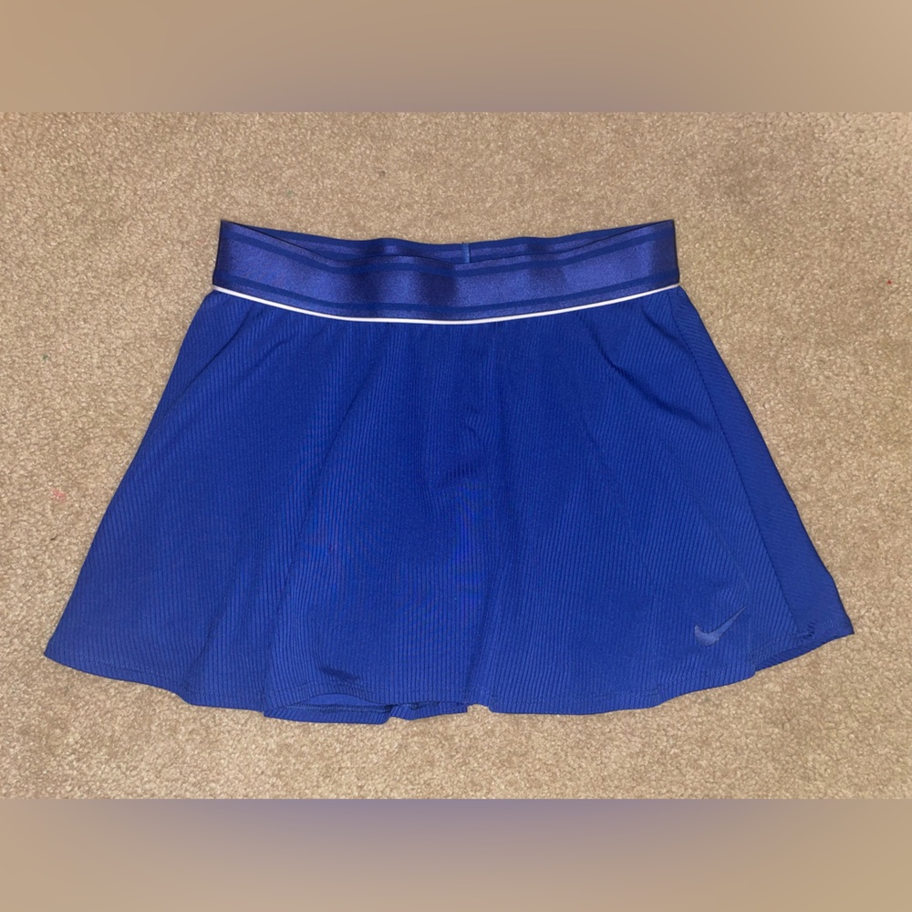 Nike Blue Athletic Skort with White Trim